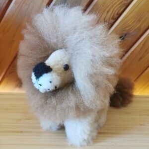 Handmade Lion With Alpaca Fur